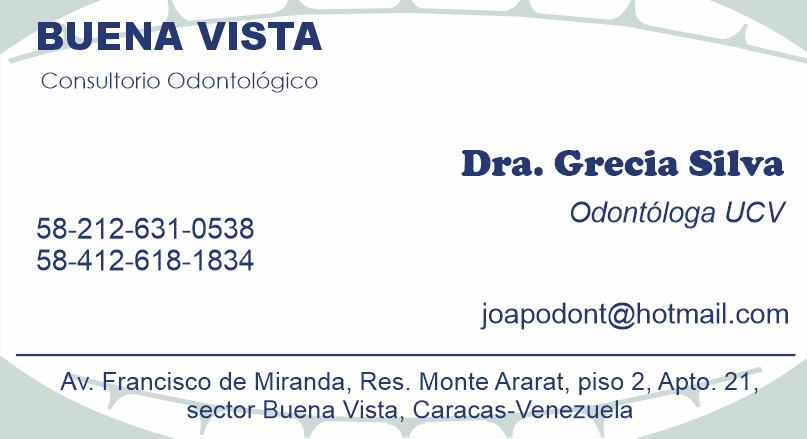 Modern business card for dentist featuring dental icon and appointment details