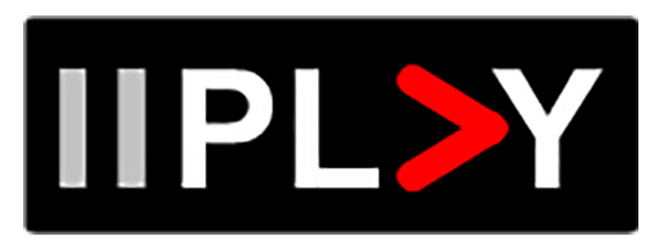I Play logo created for YouTube tennis instruction channel branding