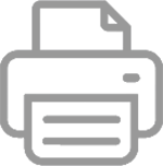 Print materials design icon for flyers, posters, postcards, and banners