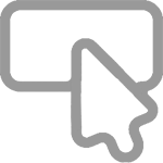 Web banner ad icon for digital marketing campaigns