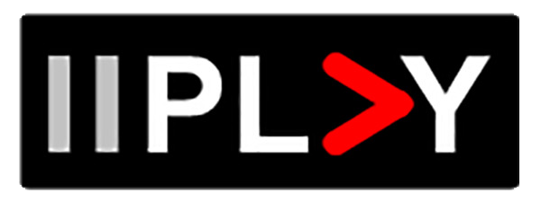 I Play logo created for YouTube tennis instruction channel branding
