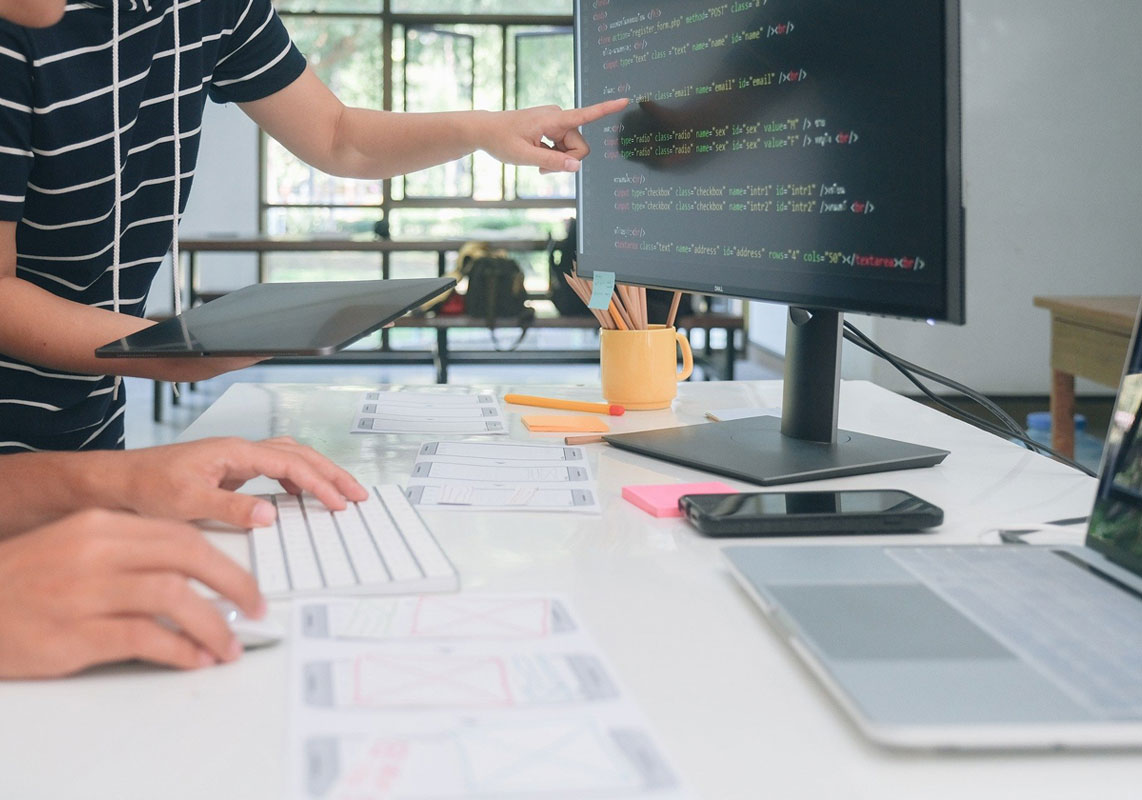 Dashboard view of website performance metrics, speed optimization tools, and content update workflows for web maintenance and user retention.
